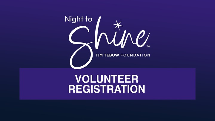 Night To Shine - Volunteer Registration logo