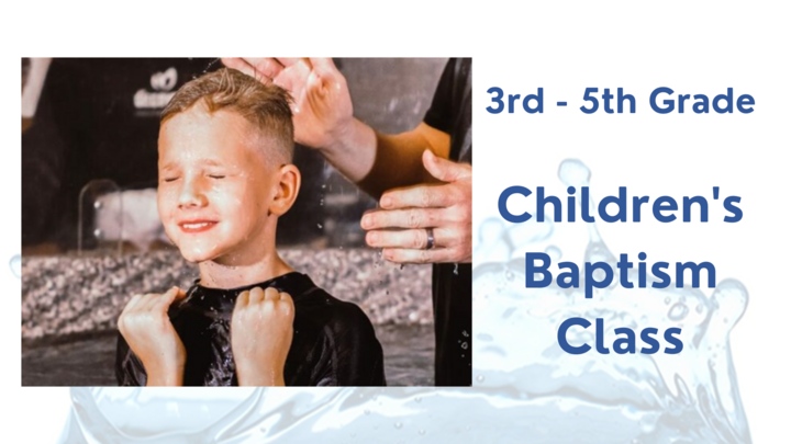Children's Baptism Class logo