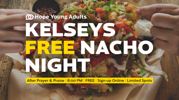Kelseys FREE Nacho Night logo