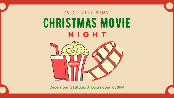 Port City Kids | Christmas Movie Night logo
