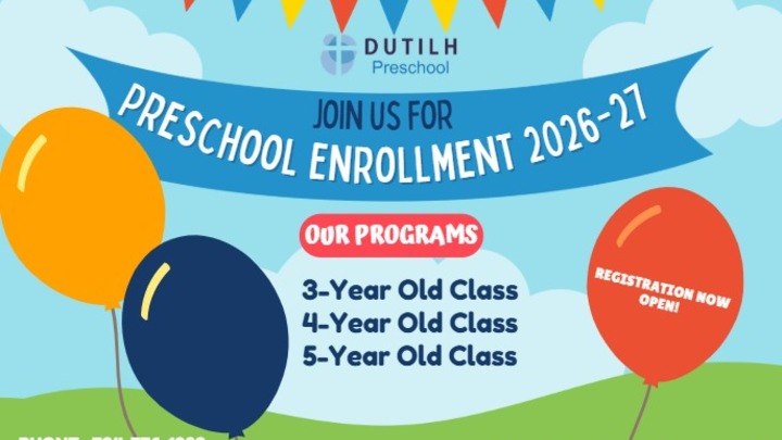 Preschool Registration for 2026-2027 logo