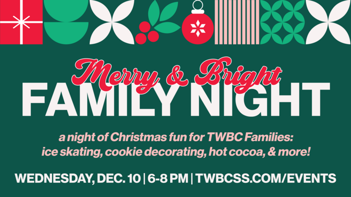 Merry & Bright Family Night logo