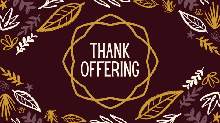 2025 Thank Offering logo