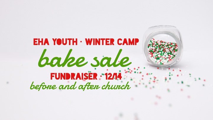 Youth Winter Camp Bake Sale logo