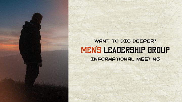 Northwood - Men's Leadership Group Information Meeting logo