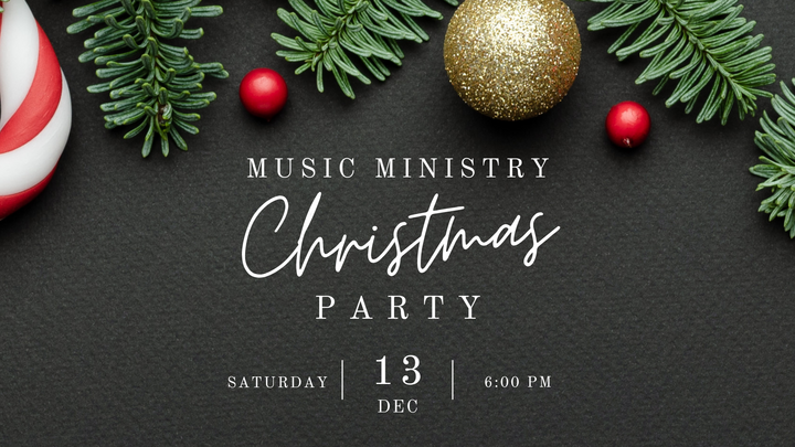 WORSHIP MINISTRY CHRISTMAS PARTY logo