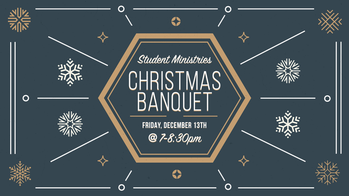 Student Ministries Christmas Banquet logo image