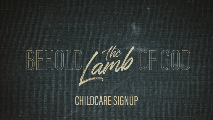 Behold the Lamb Childcare logo