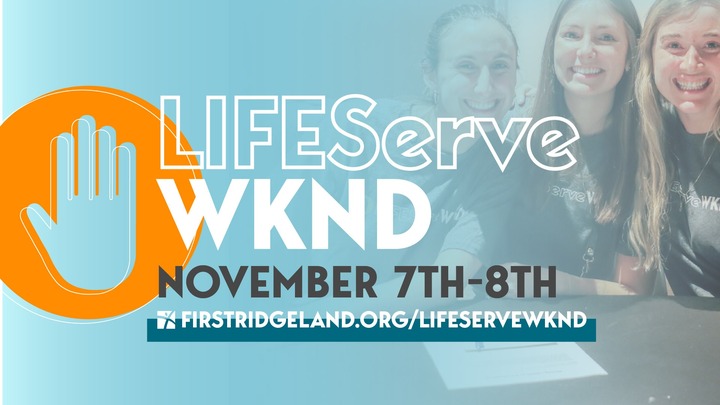 LIFEServe WKND: November 7th-8th logo