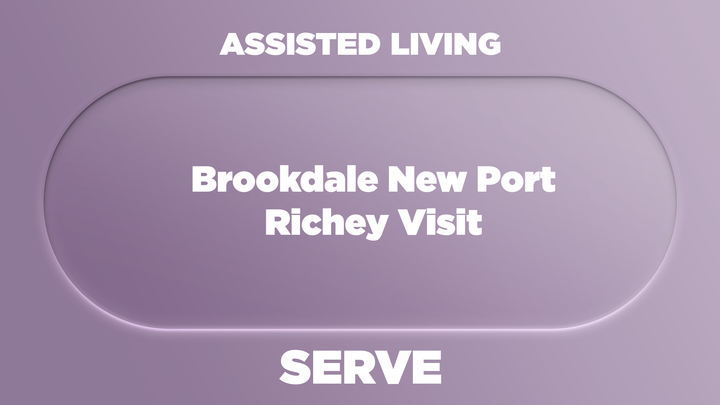 #13 We're visiting Brookdale New Port Richey  logo