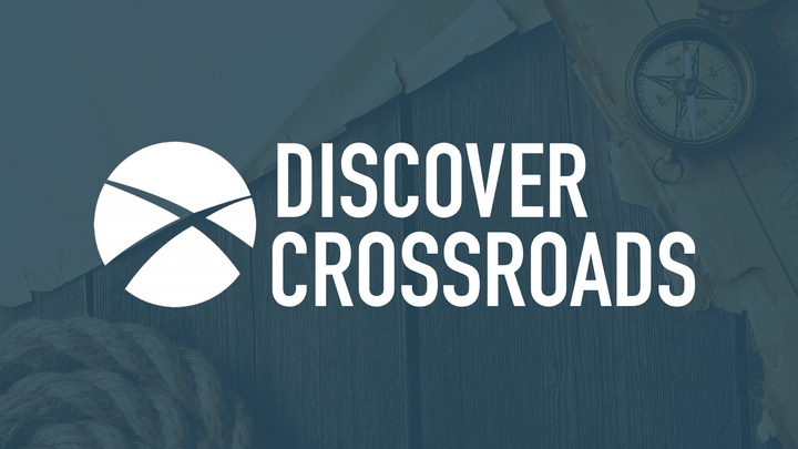 Orange Discover Crossroads logo