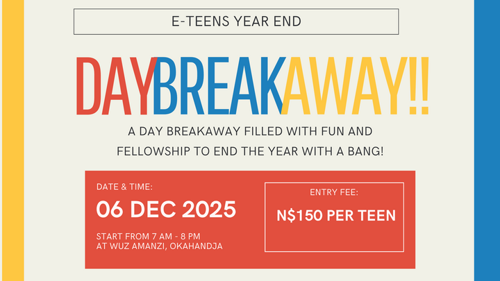 E-TEENS YEAR END DAY BREAK AWAY logo