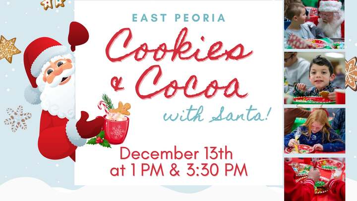 Cookies and Cocoa with Santa  logo
