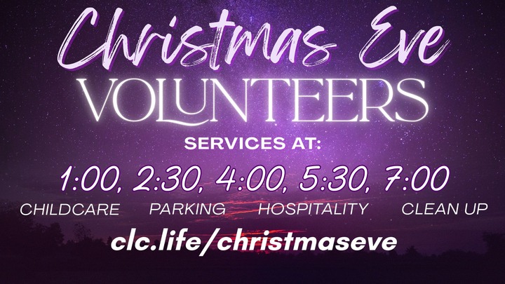 Christmas Eve Service Volunteers logo