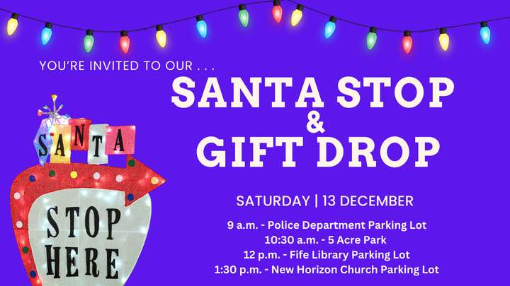 Santa Stop and Gift Drop logo