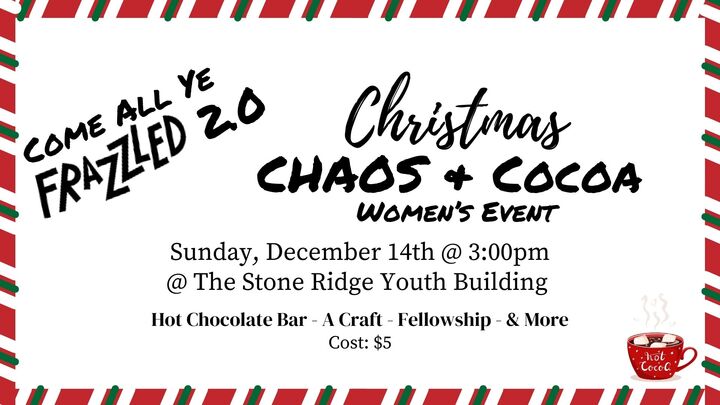 Come All Ye Frazzled 2.0 Women's Christmas Event logo