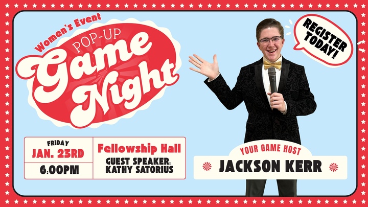 WOMEN'S MINISTRY β POP UP GAME NIGHT logo