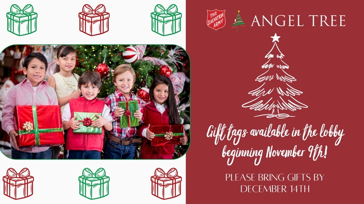 Salvation Army Angel Tree 2025 logo