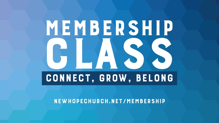 New Hope Membership Class - October 25th, 2026 logo