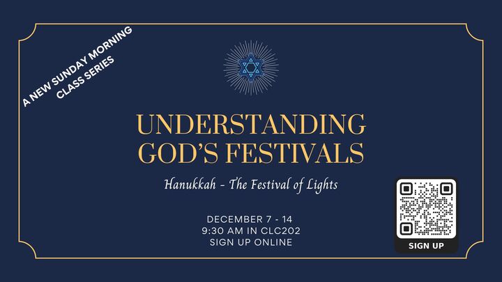Understanding God's Festivals - Hanukkah logo