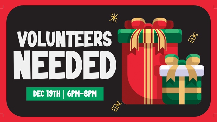 Volunteers Needed - Drop & Shop: KTZ Holiday Night at D2i logo