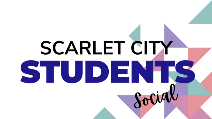 Scarlet City Students Social: Christmas Party! logo