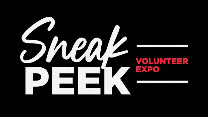 NEXT STEPS | Sneak Peek Volunteer Expo logo