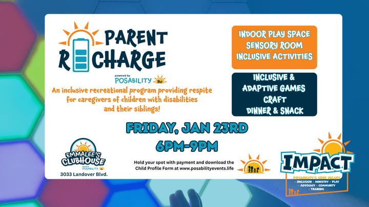 January 23rd - Parent Recharge logo