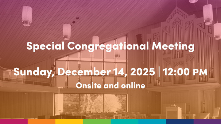 Special Congregational Meeting logo