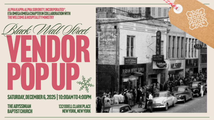 Economic Empowerment Day: The Black Wall Street Vendor Pop-Up logo