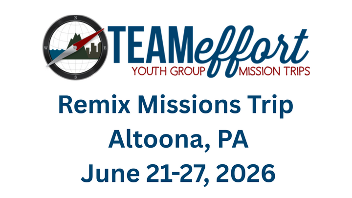 7th & 8th Grade Mission Trip 2026 - Altoona, PA logo