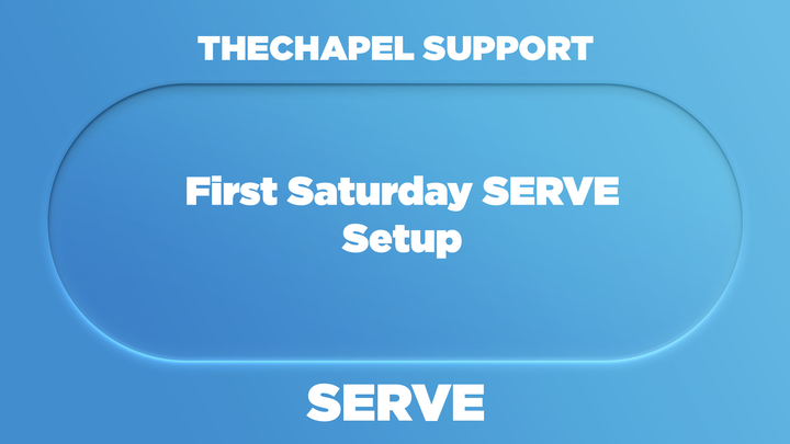 #30 Friday Night SERVE Set Up (12/5) logo
