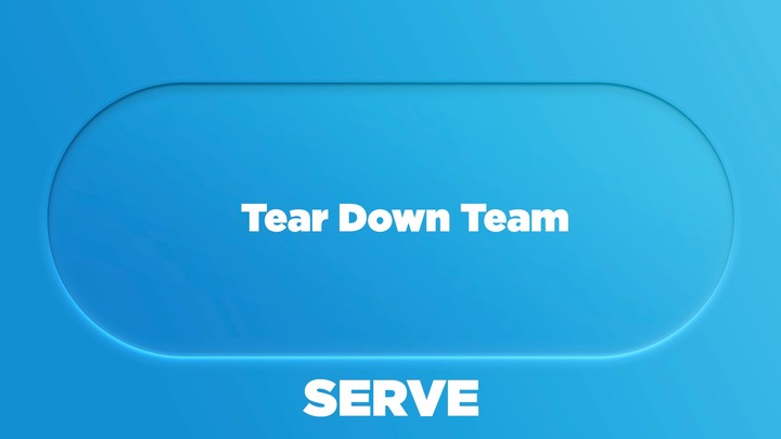 #32 First Saturday Serve Tear Down and Clean Up Team logo