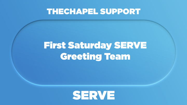 #42 First Saturday SERVE Greeting Team logo
