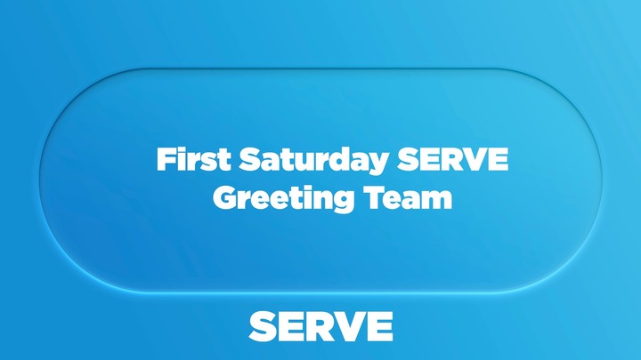 #42 First Saturday SERVE Greeting Team logo