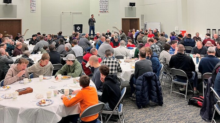 Men's Ministry Breakfast, December 13, 2025 logo