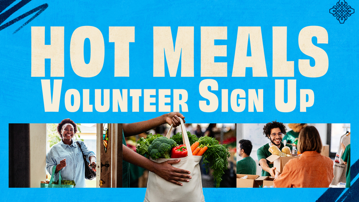 Hot Meals Food Pantry Volunteer Sign-Up logo