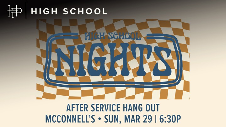 High School • Sunday Night After Service Hangout logo