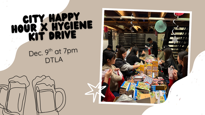 City Happy Hour x LA Mission Hygiene Kit Drive - 12/9 @ 7pm logo