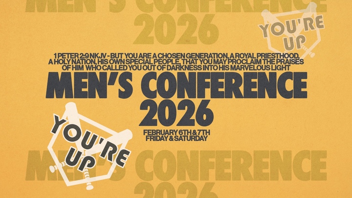 Men's Conference 2026 - You're Up! logo