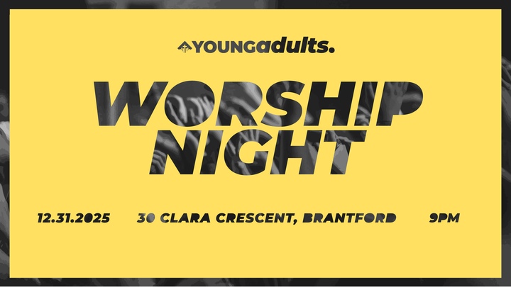 Young Adults New Year’s Eve Worship Night logo