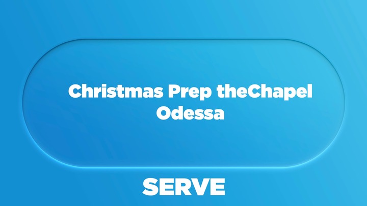 #44 We're prepping our Odessa location for Christmas services! logo