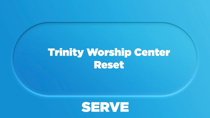 #45 We're helping with some cleaning in theChapel Trinity Worship Center logo