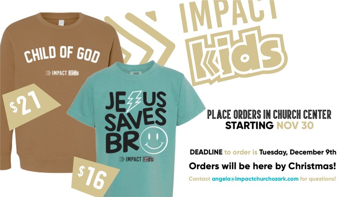 Impact Kids Merch logo