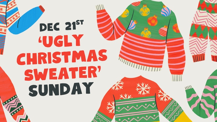 Ugly Christmas Sweater Sunday logo