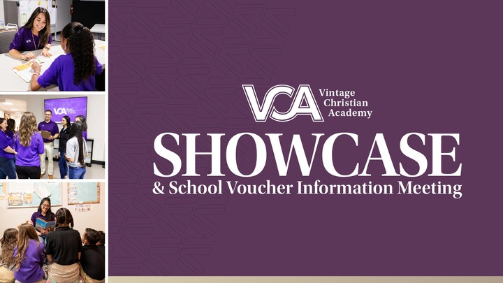 Vintage Christian Academy Showcase & School Voucher Information Meeting logo