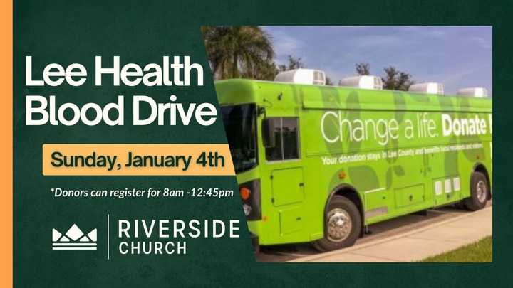 Lee Health Blood Drive logo