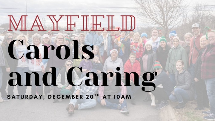 Mayfield Carols and Caring logo