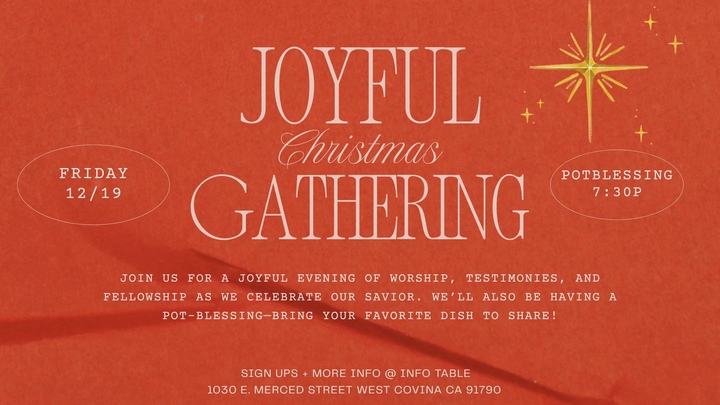 JOYFUL CHRISTMAS GATHERING logo