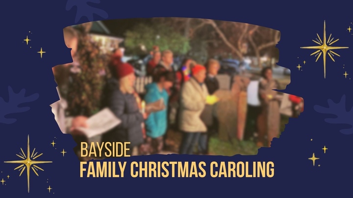 Christmas Caroling with Bayside logo
